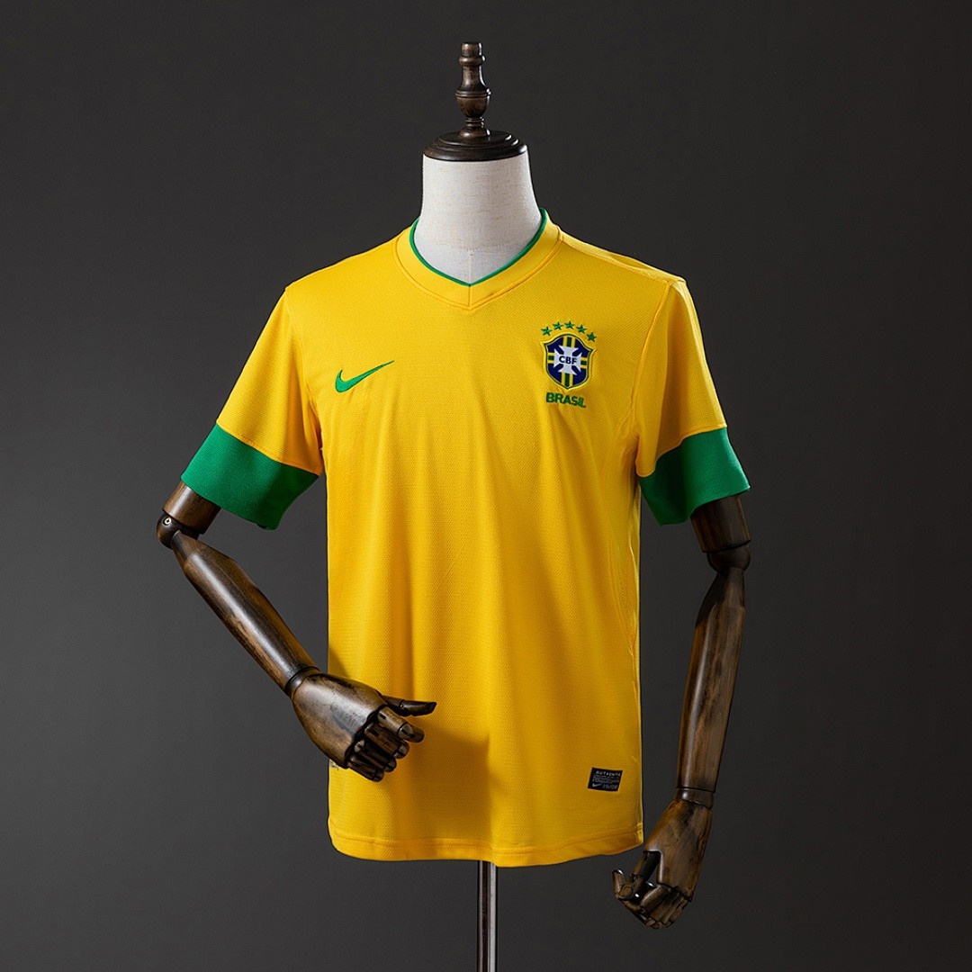 JER-8385_1 Brazil 2012/13 Home Retro Jersey - 图片 1