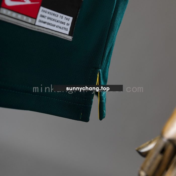 Brazil 1998 Retro Goalkeeper Jersey Dark Green - 图片 2