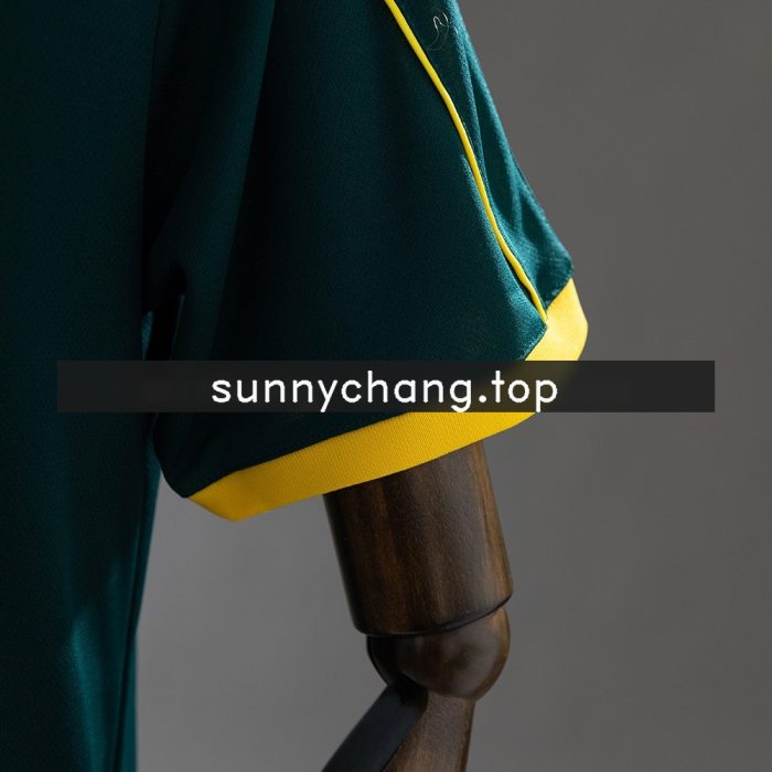 Brazil 1998 Retro Goalkeeper Jersey Dark Green - 图片 4