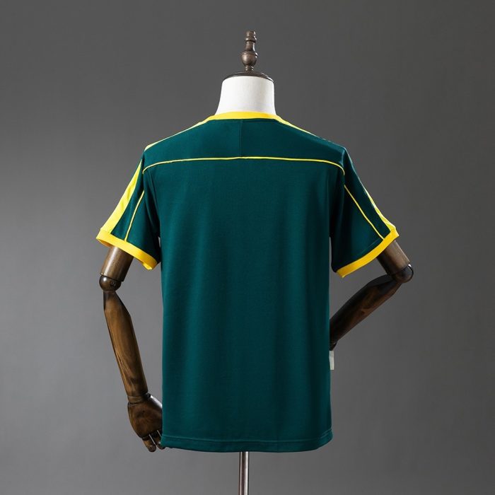 Brazil 1998 Retro Goalkeeper Jersey Dark Green - 图片 8