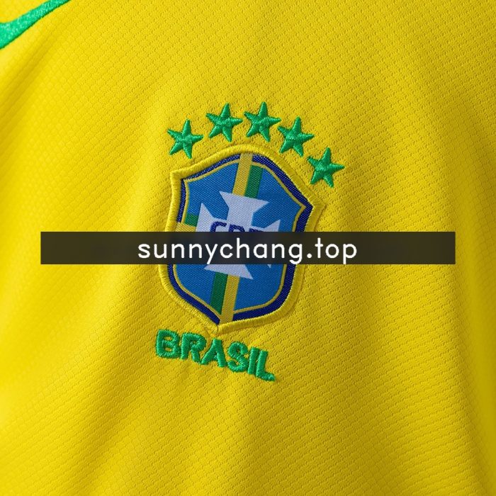 Brazil 2025 Home Kids Kit Jersey - 图片 7