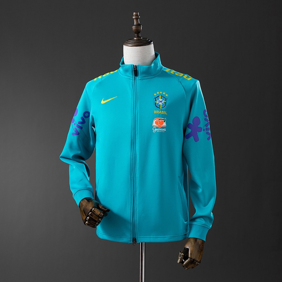 Brazil 2022/23 Lake Blue Jacket