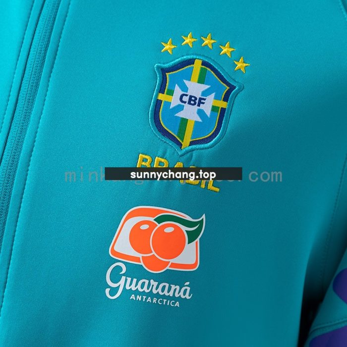 Brazil 2022/23 Lake Blue Jacket - 图片 7