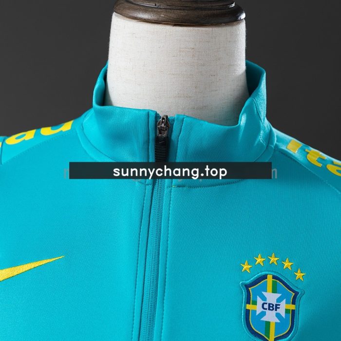 Brazil 2022/23 Lake Blue Jacket - 图片 8