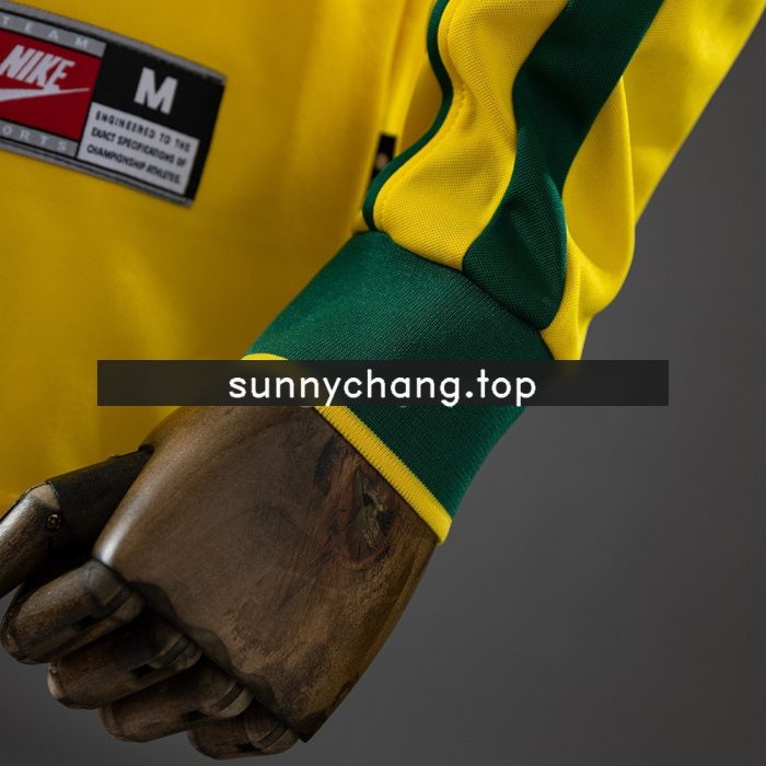 Brazil 1998 Home Retro Long Sleeve Jersey - 图片 4