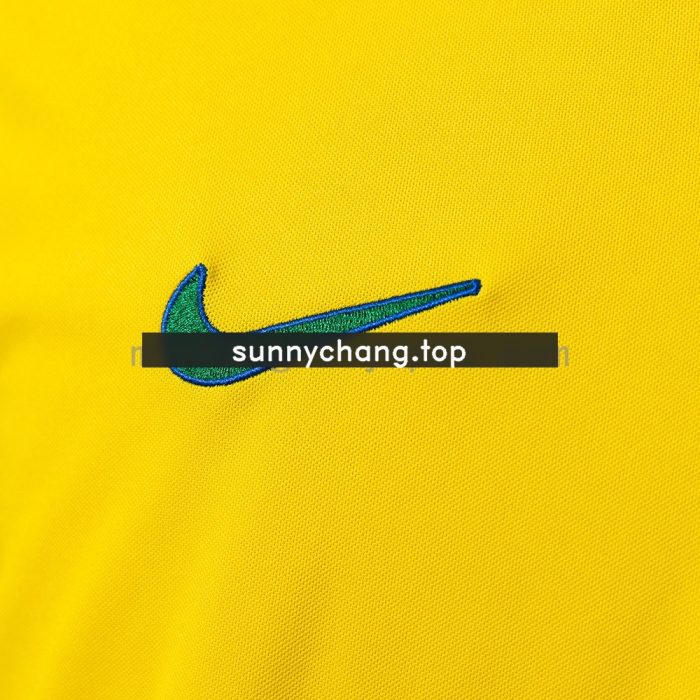 Brazil 1998 Home Retro Long Sleeve Jersey - 图片 5