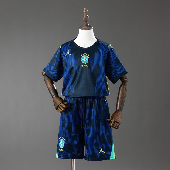 Brazil 2026 Away Kids Jersey - 图片 2