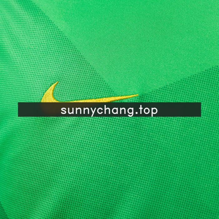 Brazil 2020 Retro Jersey Green - 图片 3