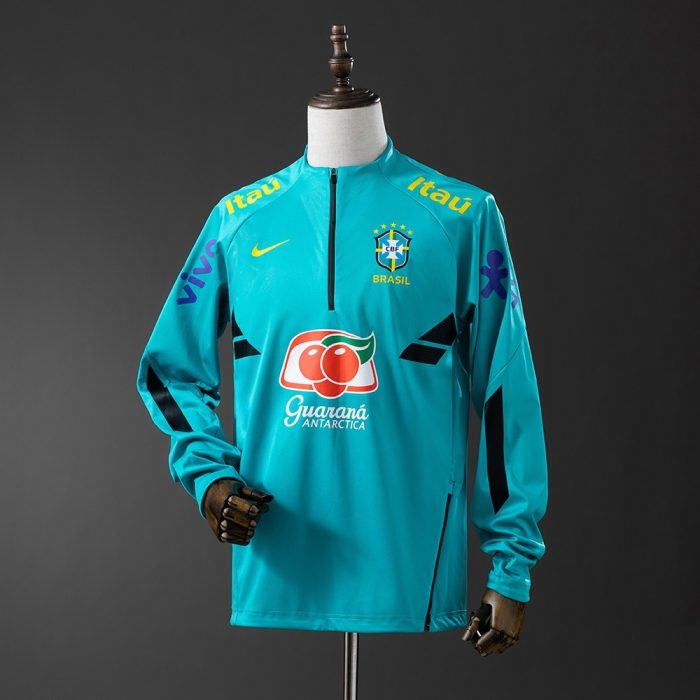 Brazil 22/23 Lake Blue Training Sweatshirt - 图片 9