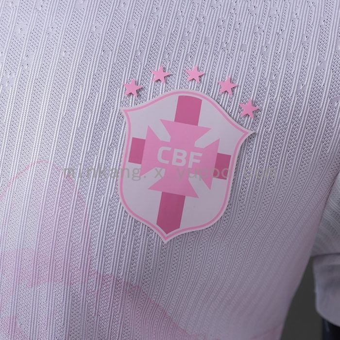Brazil 2025 Special Edition Pink Player Version Jersey - 图片 7