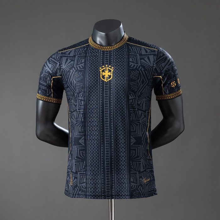Brazil 2026 Special Edition Player Version Black Jersey - 图片 3