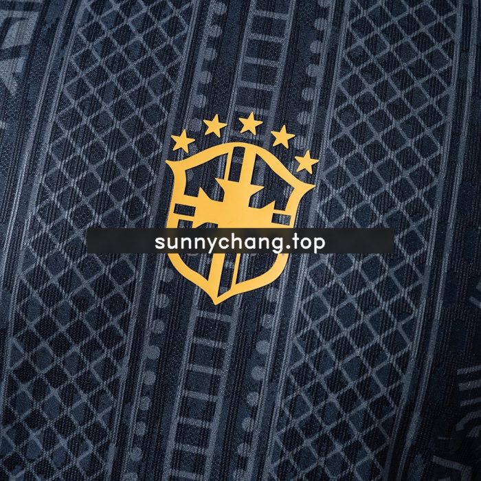 Brazil 2026 Special Edition Player Version Black Jersey - 图片 8