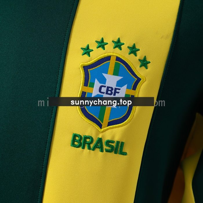 Brazil Long Sleeve Sweatshirt - Yellow & Green - 图片 6