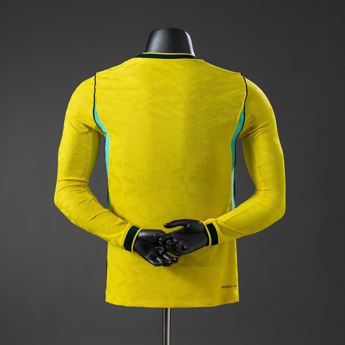 Brazil 2026 Home Player Version Long-Sleeve Jersey - 图片 2