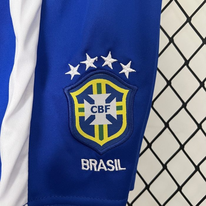 Brazil 1998 Home Kids Jersey - 图片 6