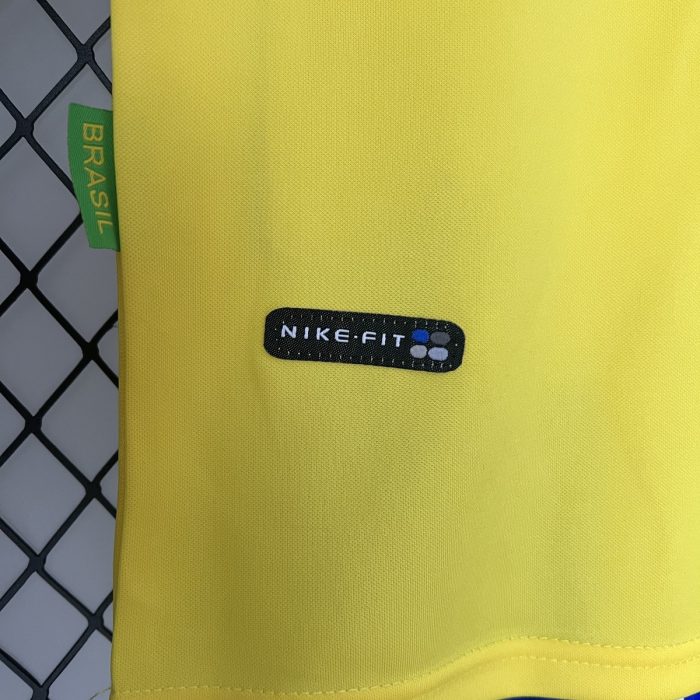 Brazil 1998 Home Kids Jersey - 图片 8