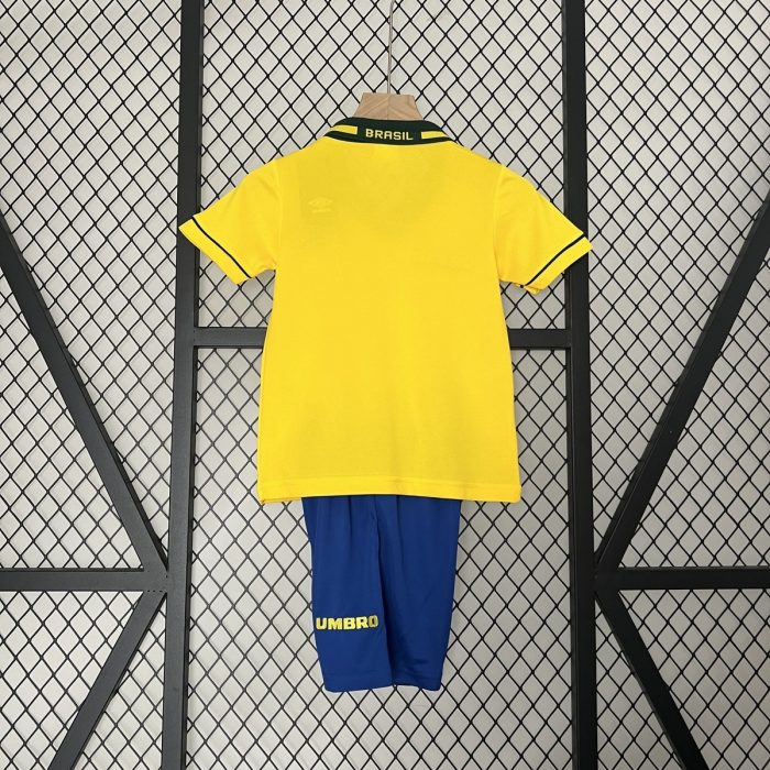Brazil 1993/94 Home Kids Jersey - 图片 5