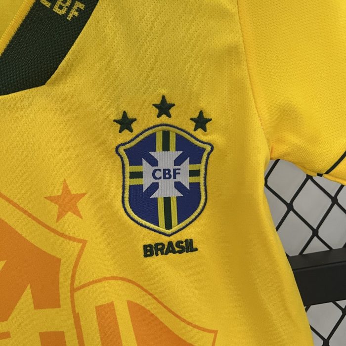 Brazil 1993/94 Home Kids Jersey - 图片 7