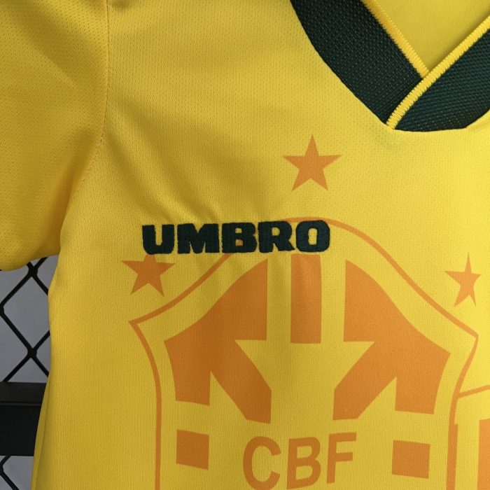 Brazil 1993/94 Home Kids Jersey - 图片 8