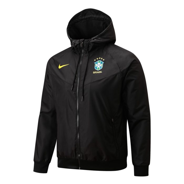 Brazil 22-23 Black Windbreaker - 图片 8