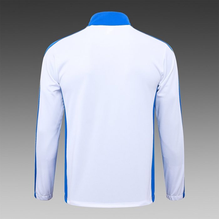 Brazil 24/25 White Long Zip Jacket - 图片 8