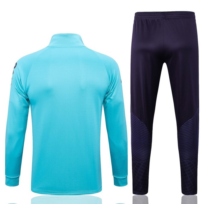 Brazil 22/23 Long Zip Jacket Light Blue - 图片 7