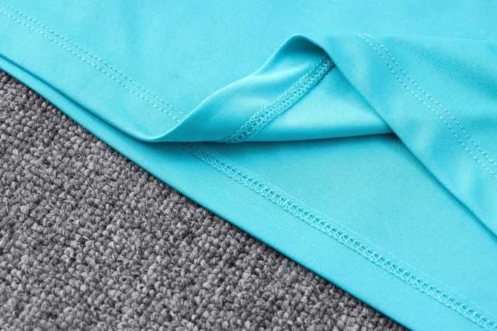 Brazil 22/23 Polo Shirt Light Blue with Black Collar - 图片 3