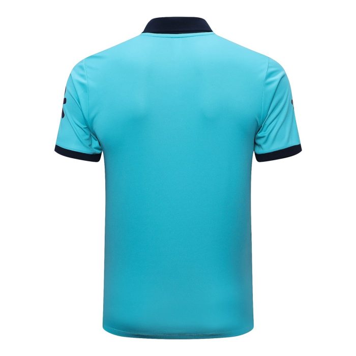 Brazil 22/23 Polo Shirt Light Blue with Black Collar - 图片 7