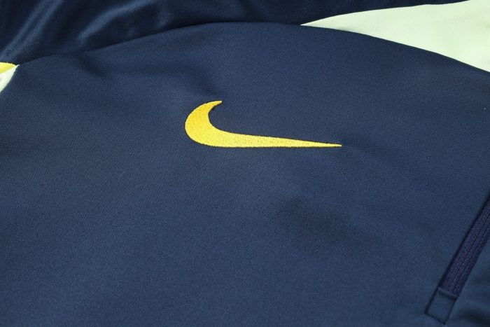Brazil 23-24 Half-Zip Jacket Royal Blue - 图片 5