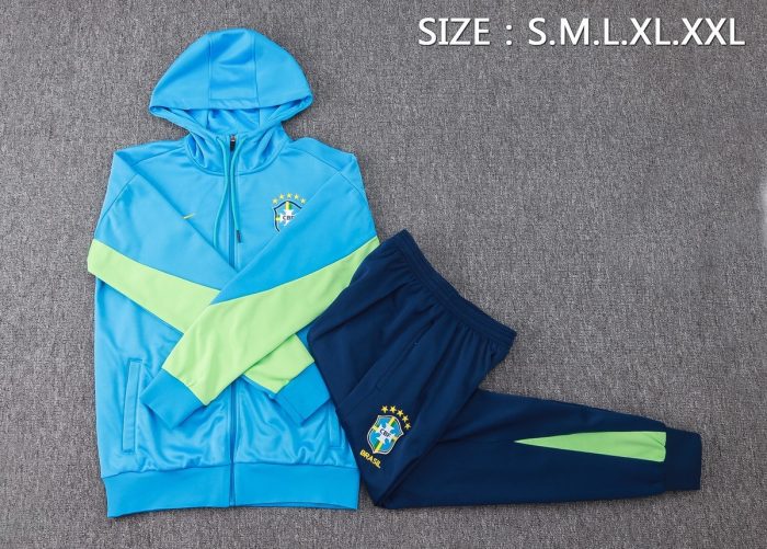 Brazil Long Zip Hoodie - 图片 2