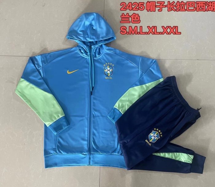 Brazil Long Zip Hoodie - 图片 9