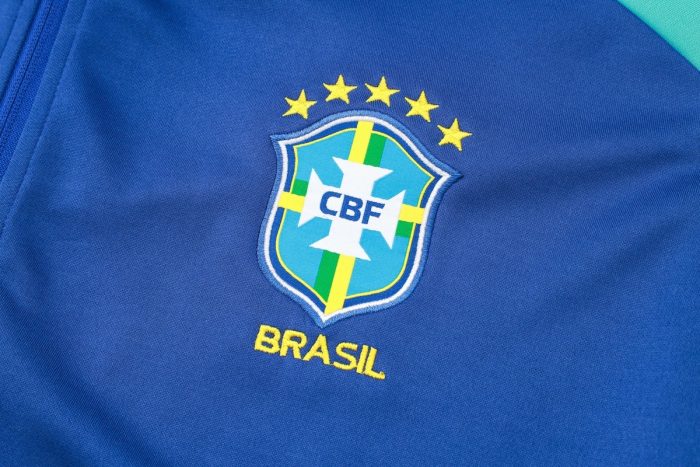 Brazil 24/25 Long Zipper Jacket - 图片 6