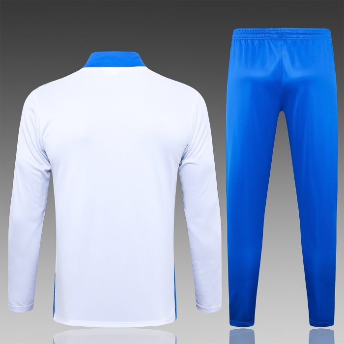 Brazil 24/25 White Half-Zip Jacket - 图片 6