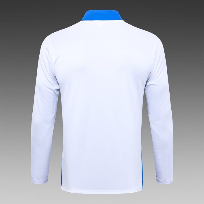Brazil 24/25 White Half-Zip Jacket - 图片 7