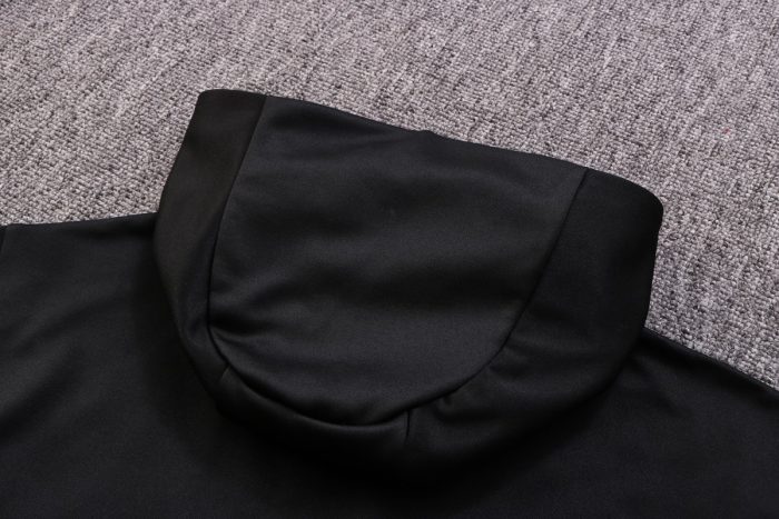 Brazil 22/23 Black Long Zip Jacket - 图片 5