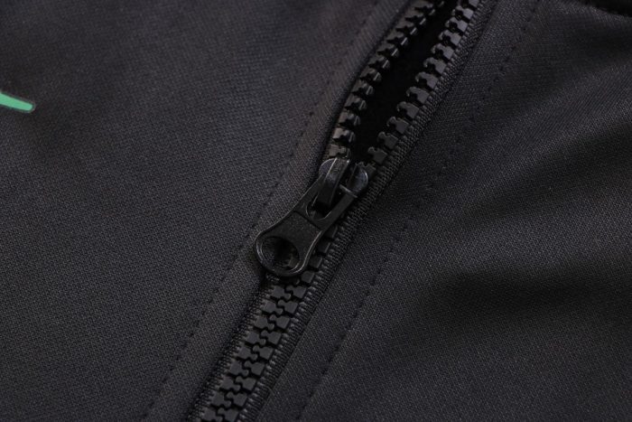Brazil 22/23 Black Long Zip Jacket - 图片 6