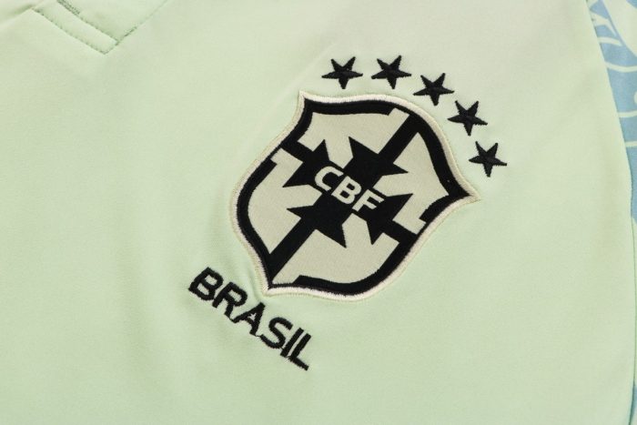 Brazil 22/23 Polo Shirt Green - 图片 5