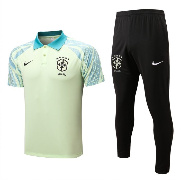 Brazil 22/23 Polo Shirt Green - 图片 8