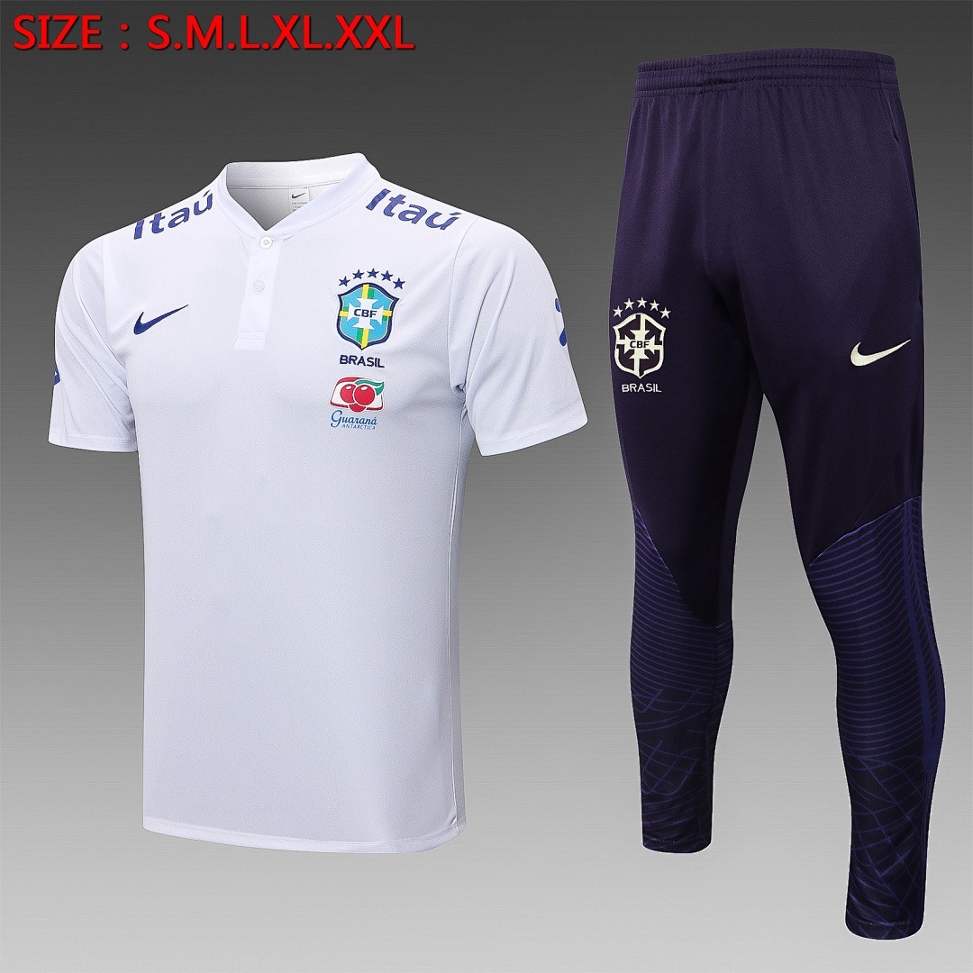 Brazil 22/23 White Polo