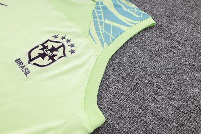 Brazil 23/24 Light Green Vest - 图片 8