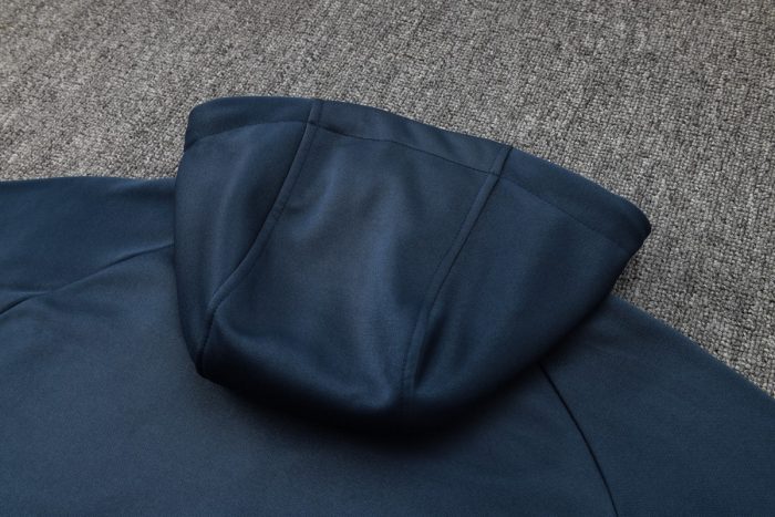 Brazil 23/24 Half-Zip Hoodie Blue - 图片 3