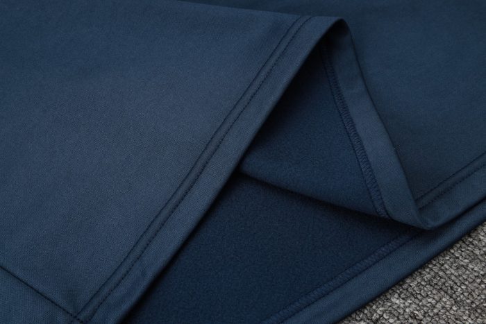 Brazil 23/24 Half-Zip Hoodie Blue - 图片 4