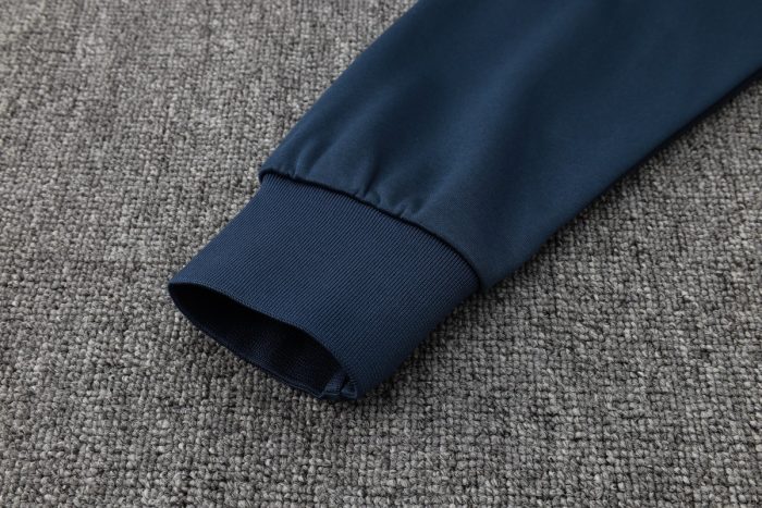 Brazil 23/24 Half-Zip Hoodie Blue - 图片 5