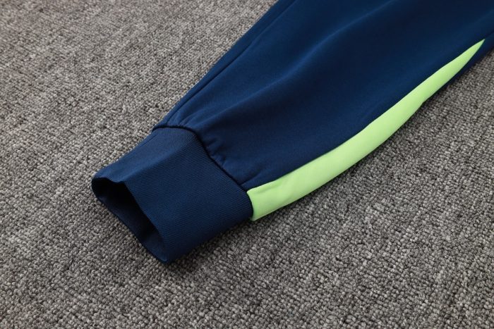 Brazil 24/25 Half-Zip Hoodie Blue - 图片 3