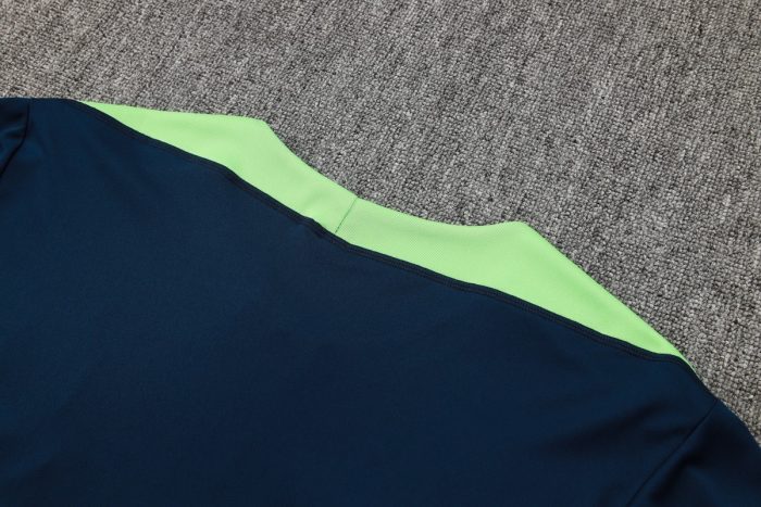 Brazil 24/25 Short Sleeve Training Top in Cyan - 图片 3