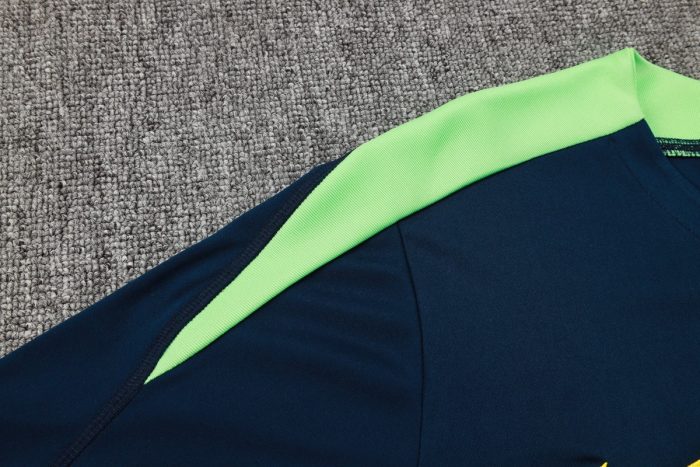 Brazil 24/25 Short Sleeve Training Top in Cyan - 图片 4