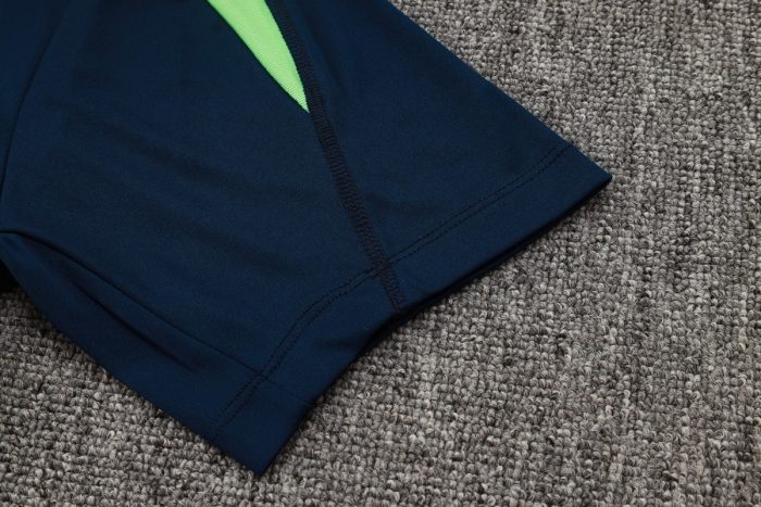 Brazil 24/25 Short Sleeve Training Top in Cyan - 图片 5