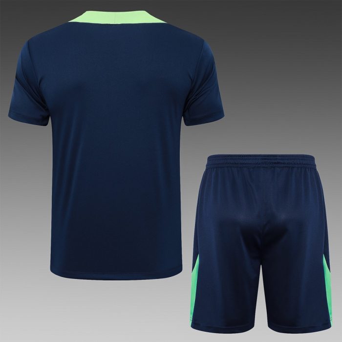 Brazil 24/25 Short Sleeve Training Top in Cyan - 图片 6