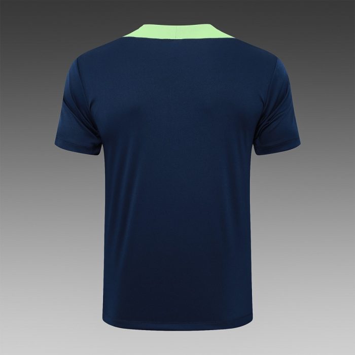 Brazil 24/25 Short Sleeve Training Top in Cyan - 图片 7