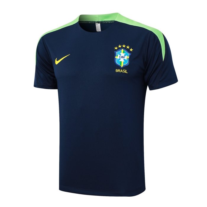 Brazil 24/25 Short Sleeve Training Top in Cyan - 图片 8